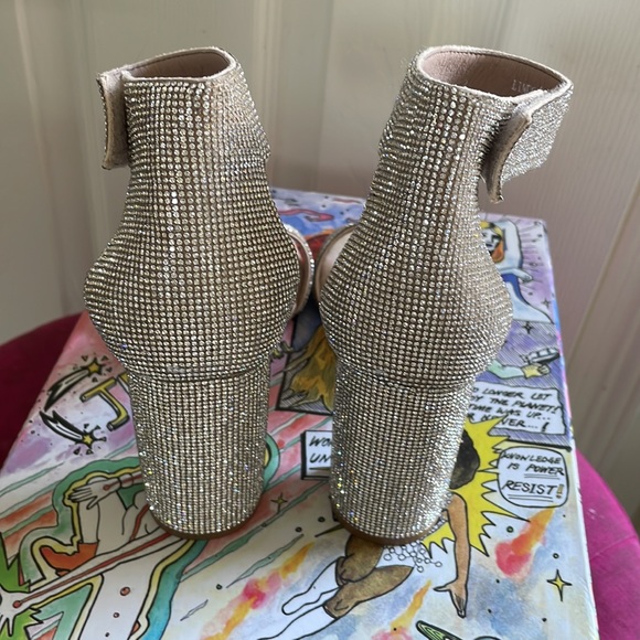 Jeffrey Campbell Sparkly Bejeweled Sandal Heels - Picture 6 of 7